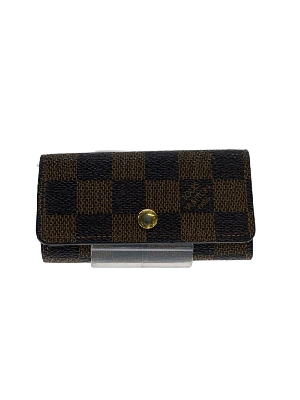 LOUIS VUITTON Multicles Ebene Brown Leather Brown